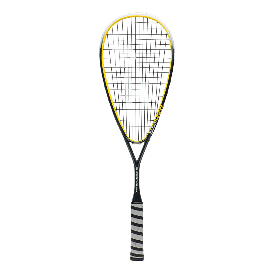 Raquette De Squash Black Knight Quicksilver NXS 130g - Solide Et Prête à Jouer