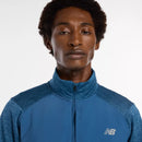 Demi-zip New Balance NB Heat Grid pour entraînement par temps froid