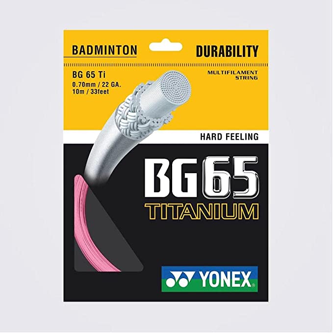 Yonex BG65 Titanium Rose