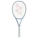 Raquette de tennis Yonex MUSE 100L avec design argent mat et construction légère.