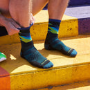 Bas Bolt Micro Crew homme en laine mérinos ultra-légers pour course et trail