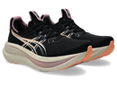 Chaussures de course ASICS GEL-NIMBUS 28 avec amorti maximal et tige respirante en mesh tricoté