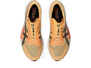 Chaussures de course Asics Magic Speed 5 pour homme avec plaque carbone pleine longueur, amorti FF LEAP™ et FF BLAST™ PLUS, conçues pour les entraînements rapides et les compétitions sur route.