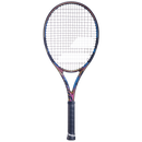 Raquette de tennis Babolat Pure Drive Gen11 Spectra édition spéciale avec finition bleu métallique irisée, offrant une puissance explosive, une excellente polyvalence et des sensations exceptionnelles grâce aux technologies NF²-Tech 2.0 et FSI Power.