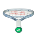 Raquette de tennis Yonex MUSE 100L avec design argent mat et construction légère.