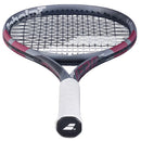 Raquette Babolat Evo Aero Lite Pink Gen2 cordée avec design rose et technologie anti-vibrations pour confort et spin facile