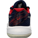 Chaussure de tennis ASICS GEL-GAME 9 GS pour enfants, avec amorti GEL™, semelle flexible et design sportif marine/rouge