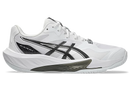 Chaussures d'intérieur Asics SKY ELITE™ FF 4 avec amorti FF BLAST™ MAX, technologie RISETRUSS™ et système DYNALACING™ offrant puissance, stabilité et confort pour les sports de terrain intérieur.