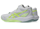 Chaussures d'intérieur Asics SKY ELITE™ FF MT 4 à tige mi-haute avec amorti FF BLAST™ MAX, technologie RISETRUSS™ et système DYNALACING™ offrant puissance, stabilité et soutien accru de la cheville pour les sports de terrain intérieur.