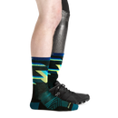 Bas Bolt Micro Crew homme en laine mérinos ultra-légers pour course et trail