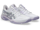 Chaussures d'intérieur Asics Blade FF 2 pour femme avec amorti FLYTEFOAM®, semelle PRECISION SOLE™ adhérente et excellente stabilité pour les sports de terrain intérieur.