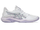 Chaussures d'intérieur Asics Blade FF 2 pour femme avec amorti FLYTEFOAM®, semelle PRECISION SOLE™ adhérente et excellente stabilité pour les sports de terrain intérieur.