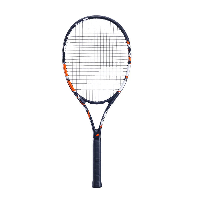 Raquette Babolat Evoke Tour 275g pour débutants à intermédiaires, tête 102 in², cordage 16x19, cadre graphite.