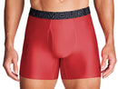 Boxer Under Armour rouge 6 pouces confortable respirant