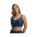 Top sport court femme Under Armour Infinity Mid 2.0 avec panneaux mesh et maintien moyen