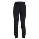 Pantalon Under Armour Rival Woven pour femme avec technologie UA Storm, tissu extensible et taille haute ajustable