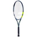Raquette de tennis Babolat Aero Junior 25 cordée avec cadre léger graphite et tête aluminium, conçue pour enfants de 130 à 140 cm recherchant puissance et spin.