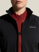 Craft PRO Nordic Race Jacket 2 femme – Détail du col et du tissu Ventair