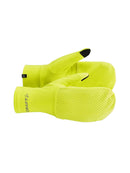 Craft Lumen Fleece Hybrid Glove 2 gants de course réfléchissants avec moufle escamotable