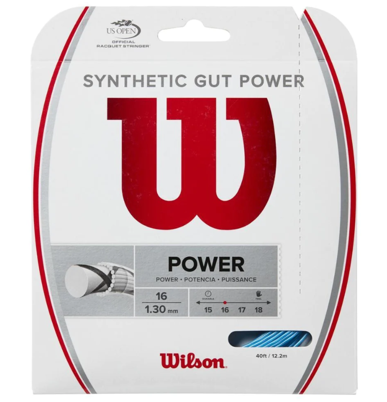 Wilson Synthétique Gut Power 16L/1.30 (bleu)