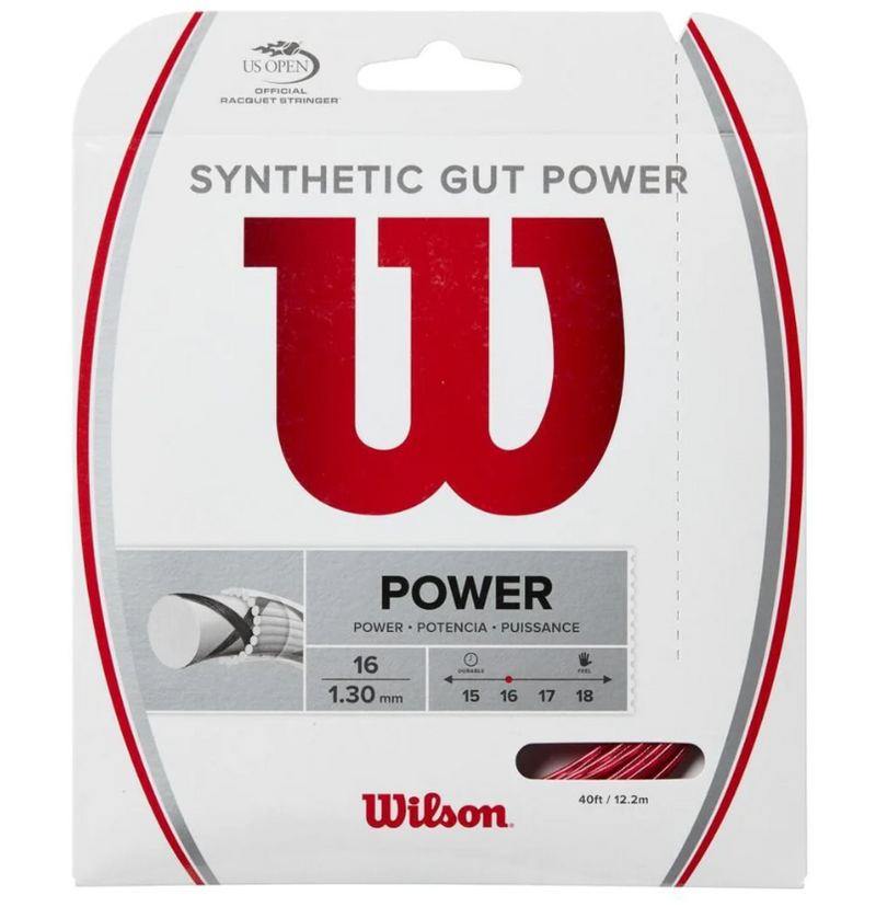 Wilson Synthetic Gut Power 16L/1.30 (rouge)