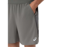 Short de course Asics ROAD 7 po pour homme avec technologie ACTIBREEZE™, tissu extensible à séchage rapide, poche zippée pour téléphone et détails réfléchissants pour les entraînements et les longues sorties.
