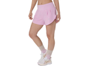 Short de course Asics ROAD 3.5 po pour femme avec tissu à séchage rapide, trois poches intégrées à la ceinture, boucle de rangement et détails réfléchissants pour la course sur route et l'entraînement.