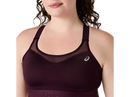 Brassière de sport Asics ROAD Combination Bra pour femme avec maintien élevé, bonnets moulés respirants, bretelles ajustables et tissu à séchage rapide, idéale pour la course et les entraînements intensifs.