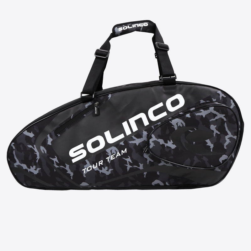 SAC RAQUETTES SOLINCO TOUR CAMO NOIR GRIS
