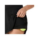 Jupe-short de tennis ASICS Court avec short intégré, tissu piqué léger et panneaux mesh respirants