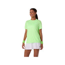 Chandail de tennis ASICS Court manches courtes avec panneaux mesh respirants et tissu léger en polyester recyclé