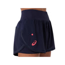 Short ASICS Match pour tennis avec fentes latérales, sprinter intégré et taille collée