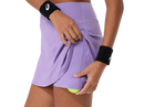 Jupe de tennis ASICS Match Night Energy pour femme avec short intégré