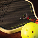 Raquette de pickleball Loco Hybrid 16 mm en fibre de carbone T-700 avec noyau double densité pour un équilibre optimal entre puissance et contrôle