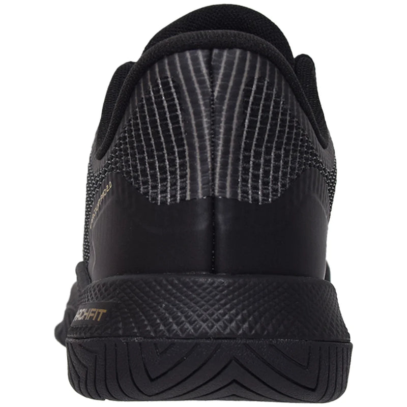 Chaussure de pickleball Skechers Viper Court Pro 2.0 noire avec semelle Goodyear® et tige respirante, conçue pour performance et confort.