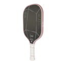 Raquette de pickleball Six Zero Quartz carbone brut T300 – contrôle, spin et puissance rose