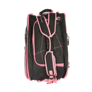 Sac pickleball Six Zero Pro Tour noir/cerise – sac spacieux avec compartiments pour raquettes et accessoires