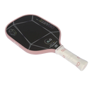 Raquette de pickleball Six Zero Quartz carbone brut T300 – contrôle, spin et puissance rose