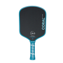Raquette pickleball Six Zero Coral 16 mm widebody avec surface carbone Diamond Tough pour contrôle et stabilité maximale