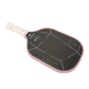Raquette de pickleball Six Zero Quartz carbone brut T300 – contrôle, spin et puissance rose