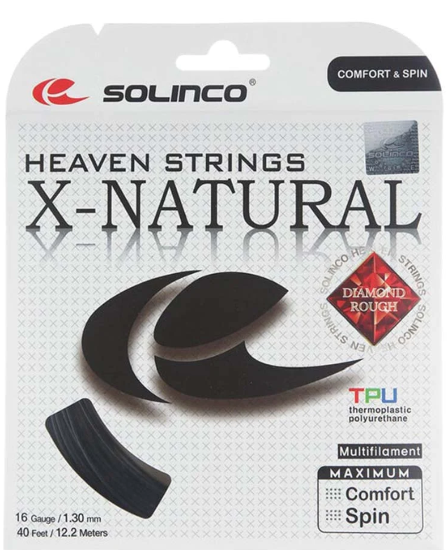 Solinco X-Natural 16L/1.30 (noir)