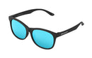 Lunettes de soleil sport Marsquest Momentum Noir et bleu néon avec lentilles polarisées et monture légère.