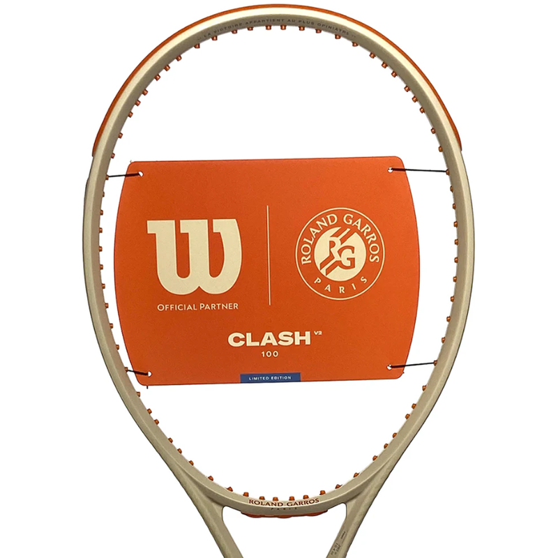 Wilson Clash 100 V2 Roland Garros 2024 Raquette Tennis (non-cordée)