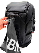 Sac à dos pickleball CRBN Pro Team Backpack 2.0 noir avec compartiments pour raquettes et chaussures.
