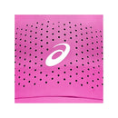 Casquette ASICS Performance pour tennis et padel avec zones perforées respirantes, fermeture ajustable et logo ASICS en silicone