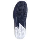 Chaussure de tennis SFX 4 vue de côté, montrant la semelle Michelin Premium et la tige respirante. Modèle all court avec coupe large, amorti Extra Cush et semelle OrthoLite pour confort maximal, stabilité et absorption des chocs pendant le jeu.