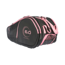 Sac pickleball Six Zero Pro Tour noir/cerise – sac spacieux avec compartiments pour raquettes et accessoires