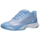 Chaussure de tennis Babolat Jet Mach 4 All Court avec semelle Michelin Premium et tige Matryx légère, conçue pour vitesse, traction et stabilité maximale.
