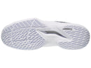 Chaussure de tennis Babolat Jet Tere 2 Wimbledon blanche et bleu légère avec semelle Michelin Premium pour joueurs rapides