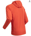 Veste de course Bjorn Daehlie Run 2.0 pour homme avec capuchon et tissu respirant.